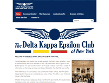 Tablet Screenshot of dkeclubny.com